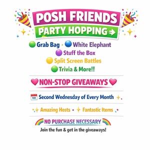 Posh Friends Party Hopping Gamifying Monthly
